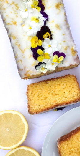 Lemon and Elderflower Loaf Cake